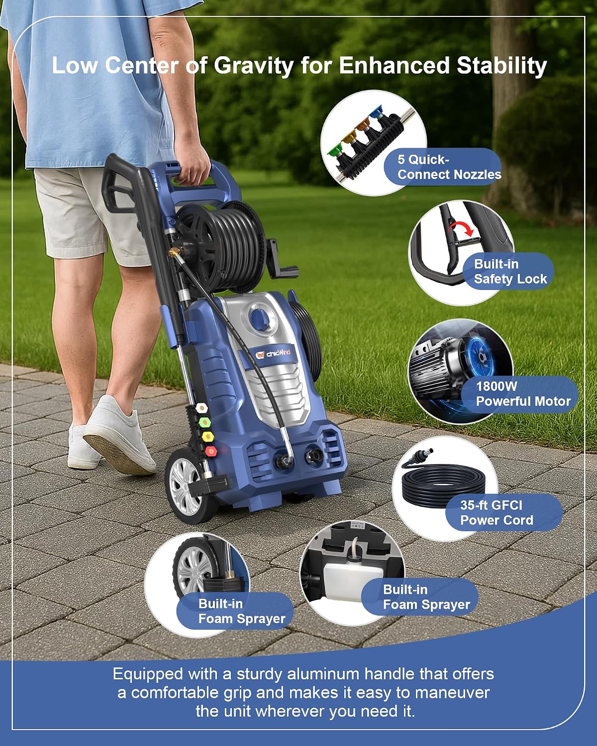 2070 PSI Elektrikli Yüksek Bas - Electric Reel incelemesi ve fiyatı